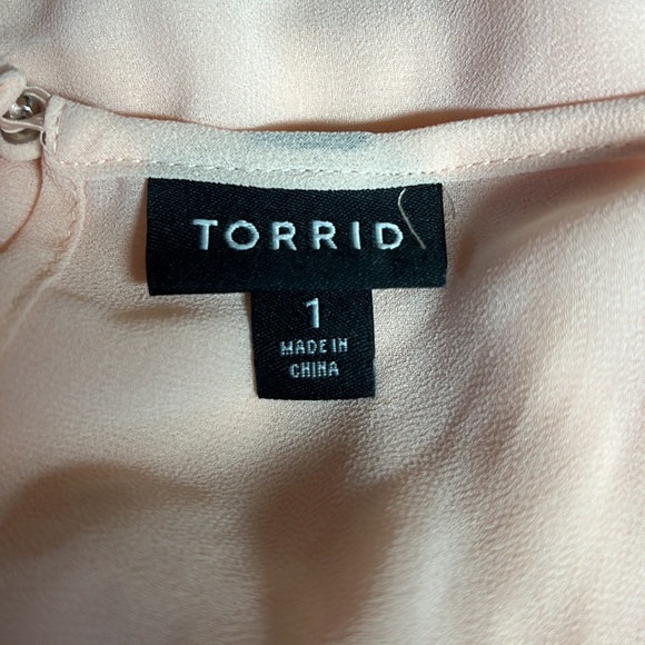 Torrid Pink V Neck Tank - Picture 2 of 4